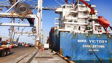 ميناء عدن يستقبل الباخرة Marsa Ocean Shipping في أولى رحلاتها